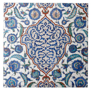 Ancient Ottoman Floral Iznik Tile