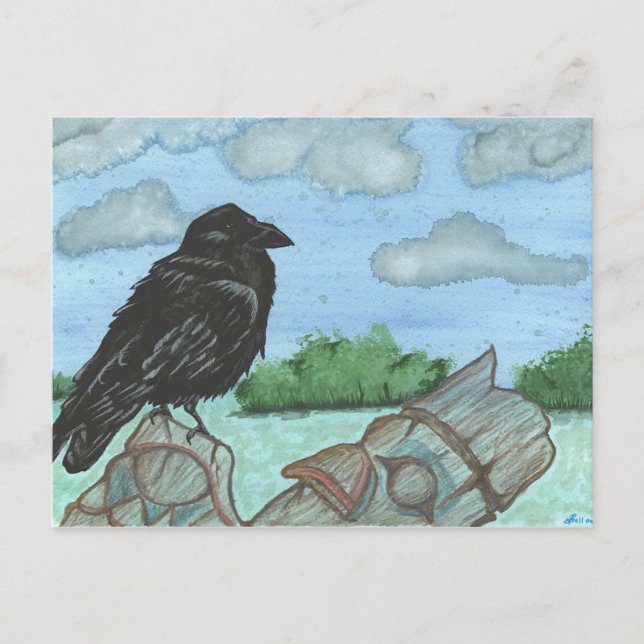 "Ancient Perch" Postcard (Front)