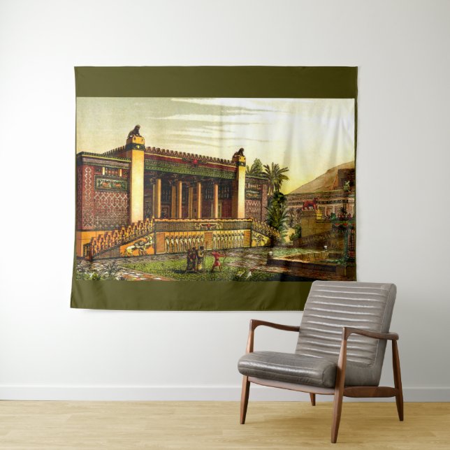 ancient Persepolis print Tapestry (In Situ (Horizontal))