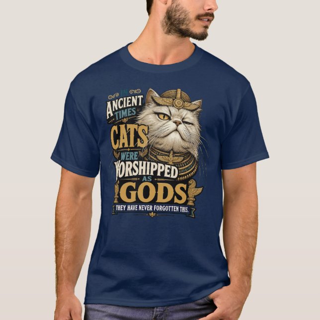 Ancient Persian Cat Attitude T-Shirt (Front)