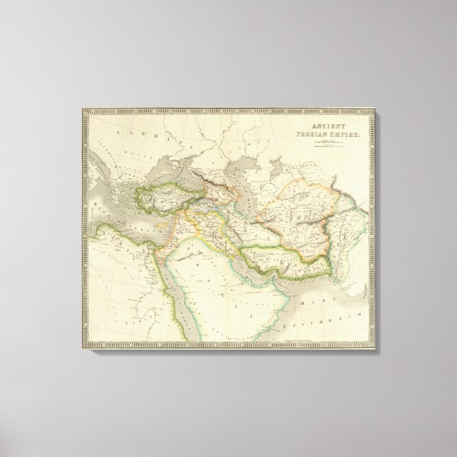 Ancient Persian Empire Canvas Print (Front)