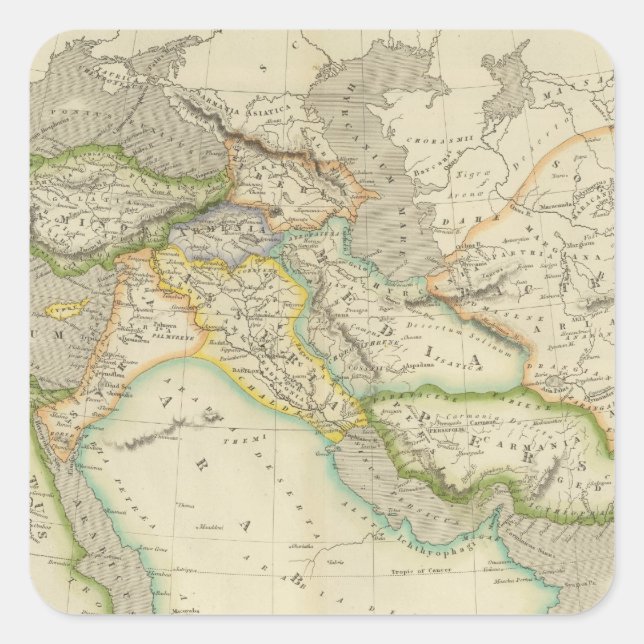 Ancient Persian Empire Square Sticker (Front)