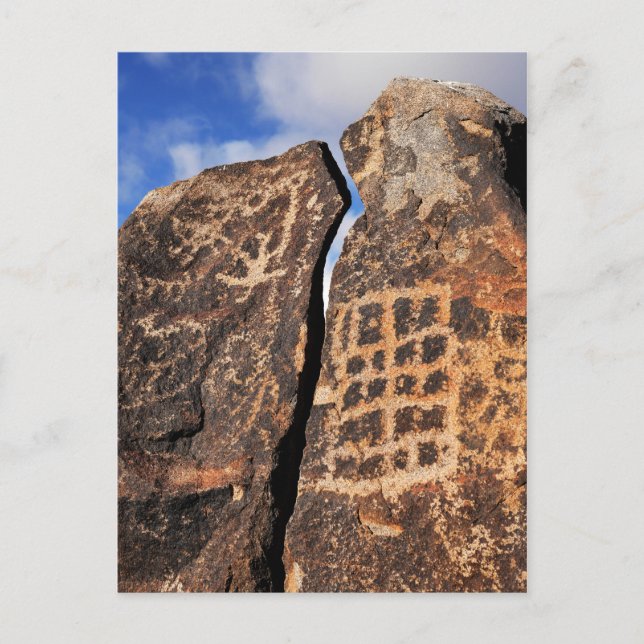 Ancient Petroglyph Postcard (Front)