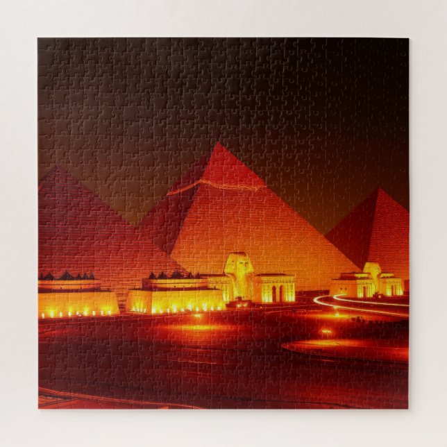 Ancient pyramids jigsaw puzzle (Vertical)