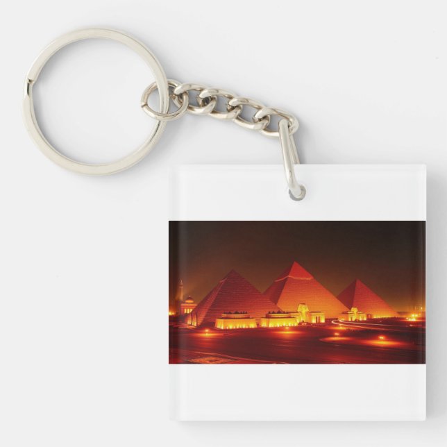Ancient Pyramids Key Ring (Front)