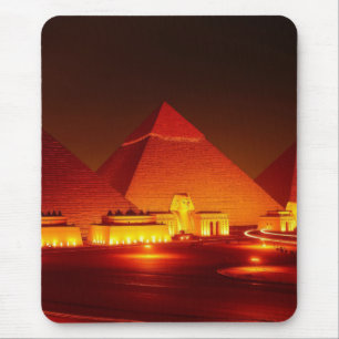 Ancient pyramids mouse pad
