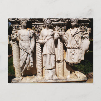 Ancient relief engravings sculptures in Turkey Postcard