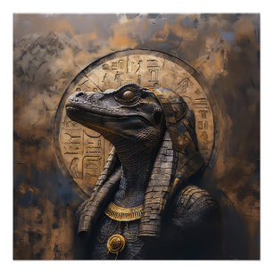 Ancient Reptilian Alien Poster