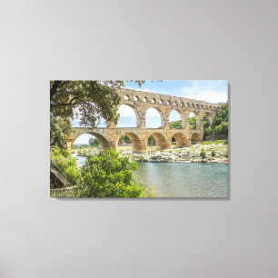 Ancient Roman Aqueduct Canvas Print