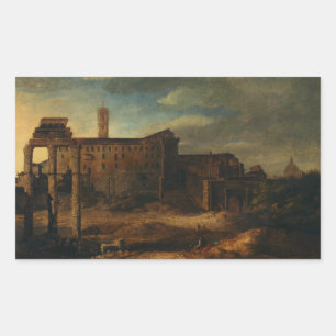 Ancient Roman architecture Roman Ruins Rectangular Sticker
