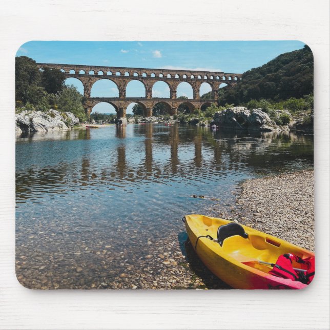 Ancient Roman Bridge in France Mouse Pad (Front)