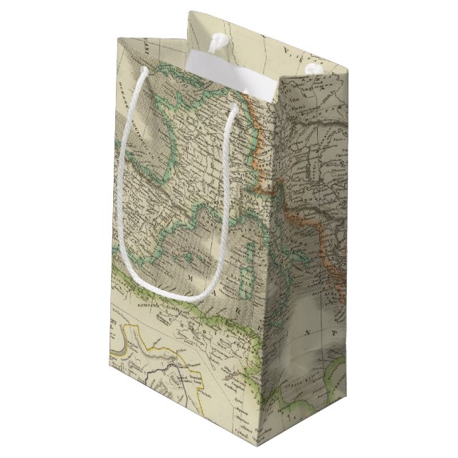 Ancient Roman Empire Small Gift Bag (Back Angled)