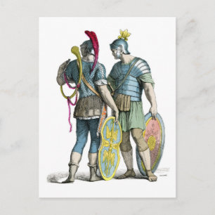 Ancient Roman Legionaries Postcard