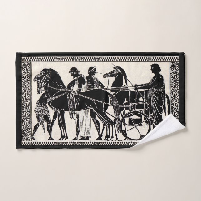 ancient Roman men and horses Bath Towel Set (Hand Towel)
