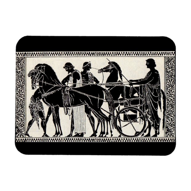 ancient Roman men and horses Magnet (Horizontal)