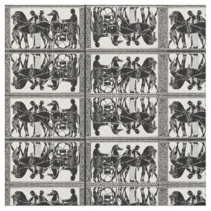ancient Roman men and horses print Fabric