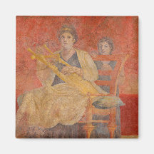 Ancient Roman Pompeii Neighbour Fresco Musician Ar