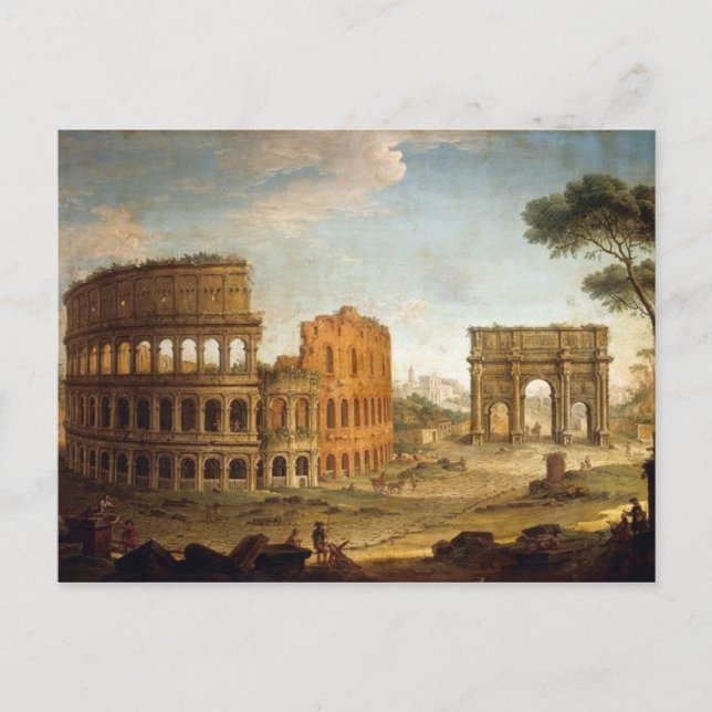 Ancient Rome Colosseum Postcard (Front)