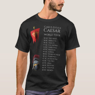 Ancient Rome  Gaius Julius Caesar World Tour T-Shirt