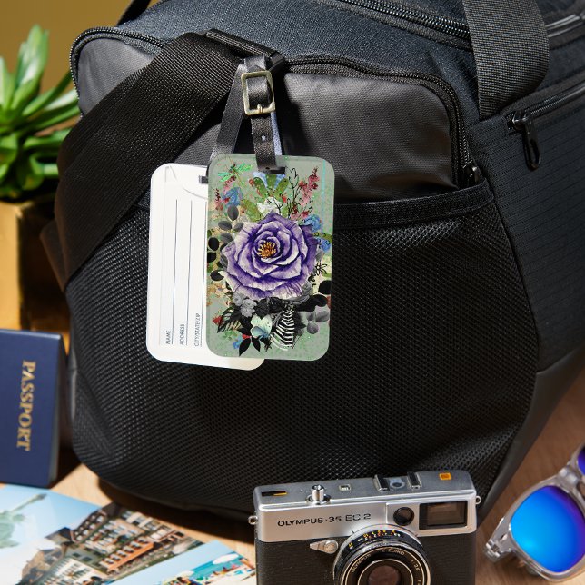Ancient Rose Luggage Tag (Creator Uploaded)