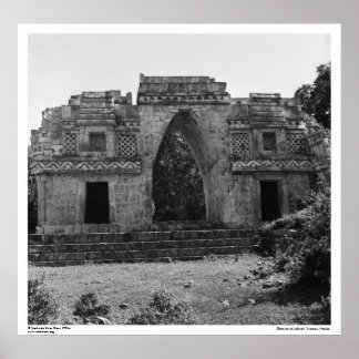 Ancient Ruins: Gateway to Labna, Yucatan, Mexico Poster