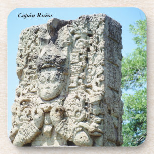 Ancient Ruins of Copan Honduras Photo Printed Coaster
