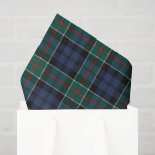 Ancient Scottish Clan Colquhoun Tartan Plaid Tissue Paper