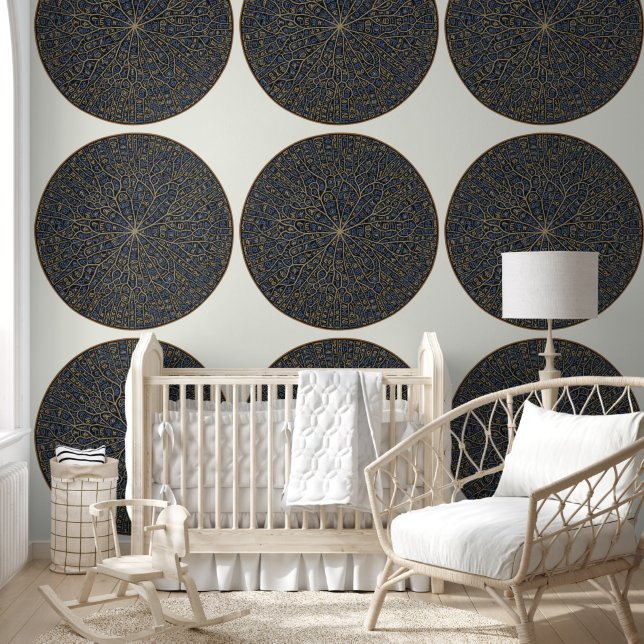 Ancient Script Mandala Wallpaper (Kids)