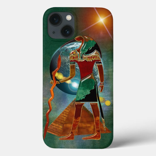 Ancient Secrets THOTH 3D Egyptian Scifi Case-Mate iPhone Case (Back)