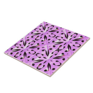 Ancient Signal Abstract Geometric Tile