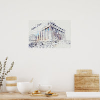 Ancient Sites Parthenon in Athens, Greece