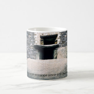 Ancient spiral art symbols, Newgrange, Ireland. Coffee Mug