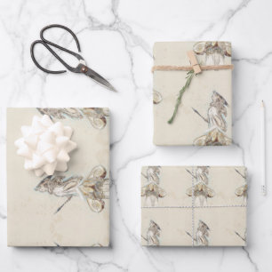 Ancient Statue of Athena, Greece Wrapping Paper Sheet