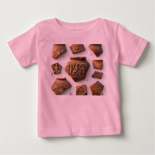 Ancient Stone Artefact Pattern Baby Tee
