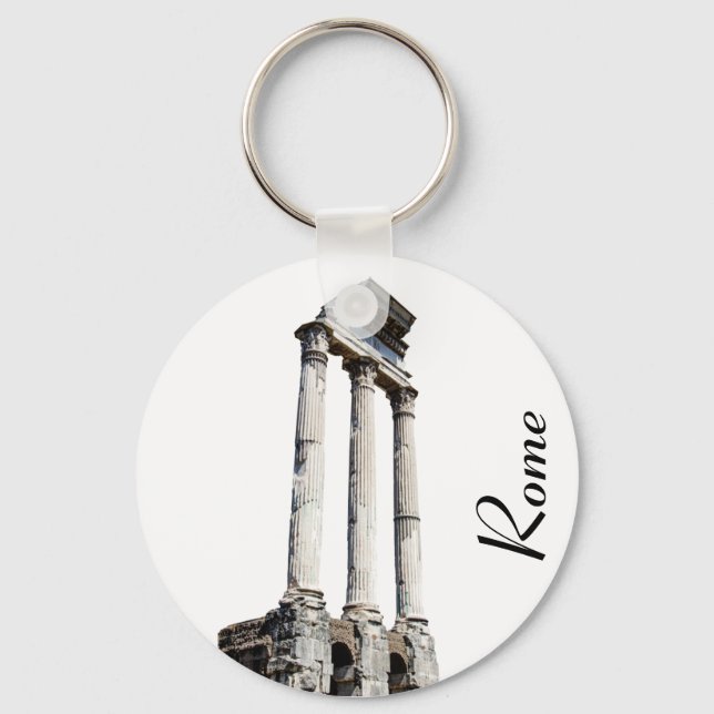 Ancient stone columns key ring (Front)