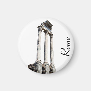 Ancient stone columns magnet