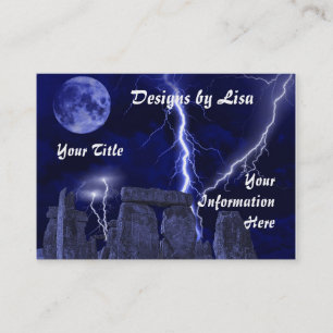 Ancient stone landscape profile/business card