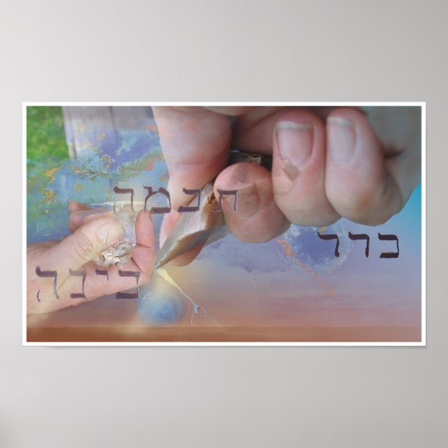 Ancient stone tools poster (Front)