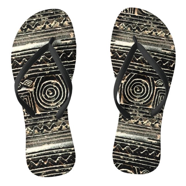 Ancient Sumerian Mesopotamian Pattern Jandals (Footbed)
