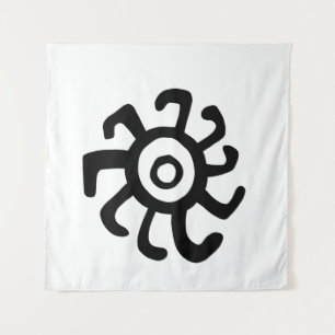 ancient sun idol geoglyph symbol petroglyph amerin tapestry