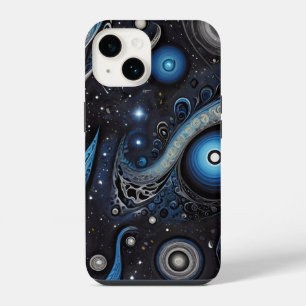 Ancient symbols in vibrant colours iPhone 14 case