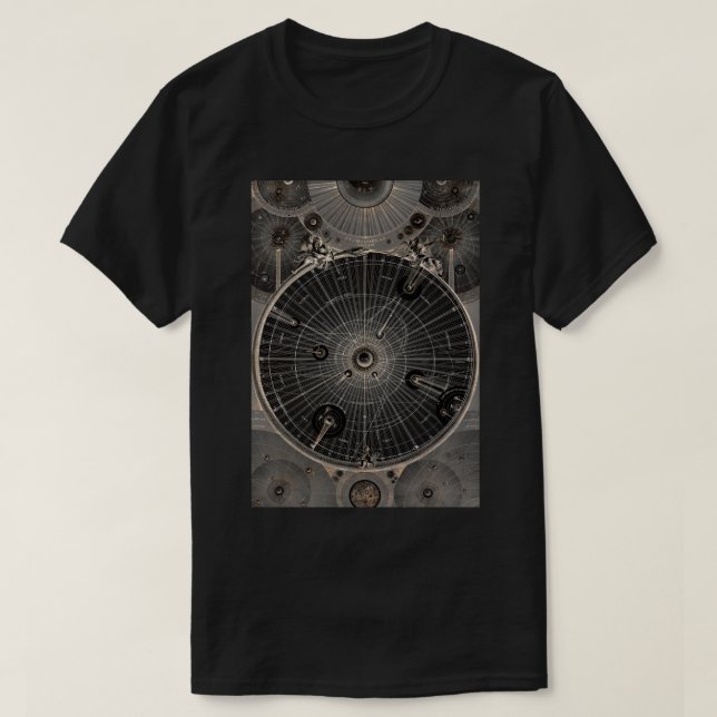 Ancient Synopsis of the Universe Pythagoras Celest T-Shirt (Design Front)