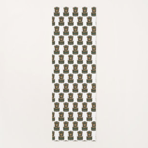 Ancient Tabby Cat Attitude Yoga Mat