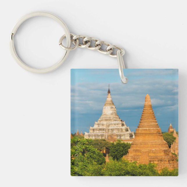 Ancient Temples and Pagodas | Bagan Key Ring (Front)