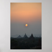 Ancient Temples at Sunset – Bagan, Myanmar