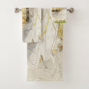 Ancient theatre of Athens, Greece Bath Towel Set