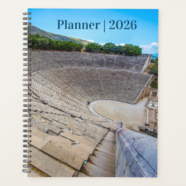 Ancient Theatre of Epidaurus 2026 Planner – UNESCO (Front)