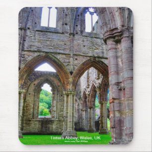 Ancient Tintern Abbey, Cistercian Monastery, Wales Mouse Pad