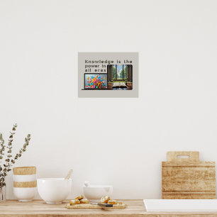 Ancient to Digital: Knowledge Powers Every Era Poster
