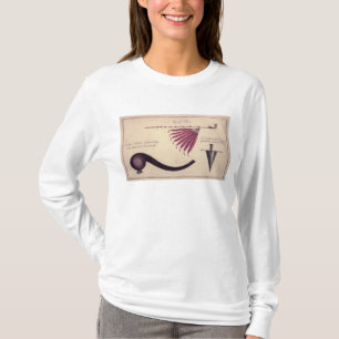 Ancient tomahawk, peace pipe and dagger, c.1590 T-Shirt